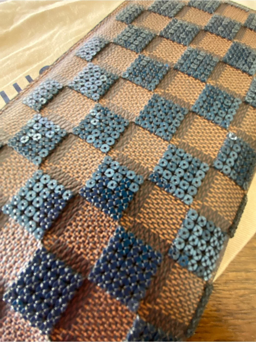 Louis Vuitton Damier Paillettes Zippy Wallet
